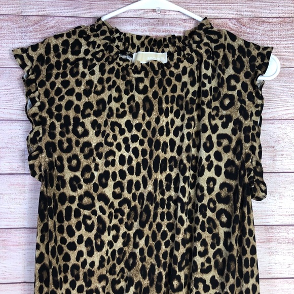 Michael Michael Kors Animal Print Dress Large - Picture 2 of 6